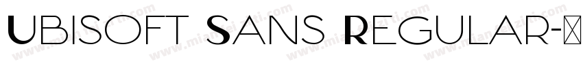 Ubisoft Sans Regular字体转换